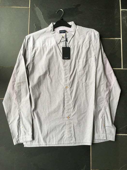 Paul Smith SHirt  Jeans Long Sleeve Stripe Casual Shirt