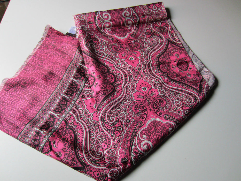 Paul Smith Scarf Women  Paisley Scarf  Length 180 cm x  W 60cm 100% Silk