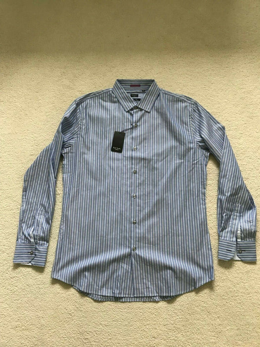 Paul Smith Shir LONDON LS Shirt SLIM fit  Size 16.5 / 42   pit 2 pit 21.5"