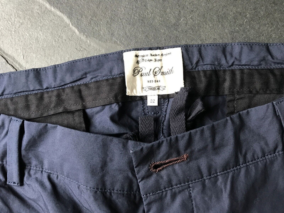 Paul Smith RED EAR Navy Water Repellent Slim Fit Trouser 32 R