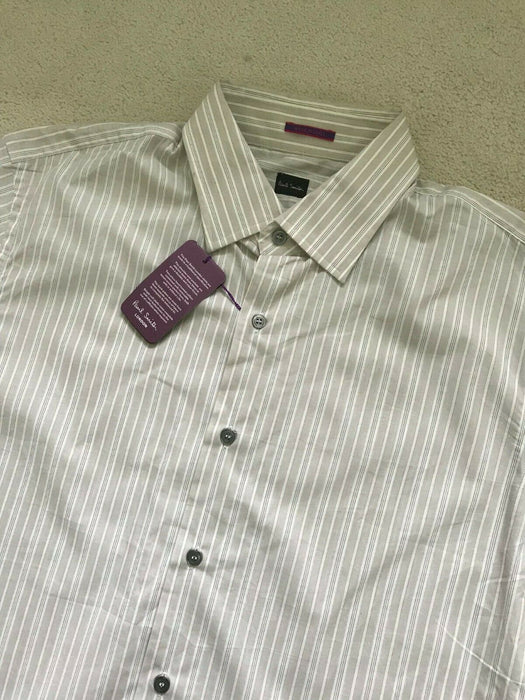 Paul Smith Shirt LONDON LS stripe Shirt  Size 16.5 / 42  p2p 22.5"