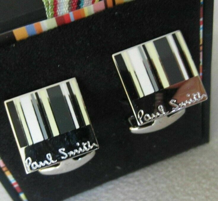 Paul Smith Cufflinks  Multi Stripe Cufflinks