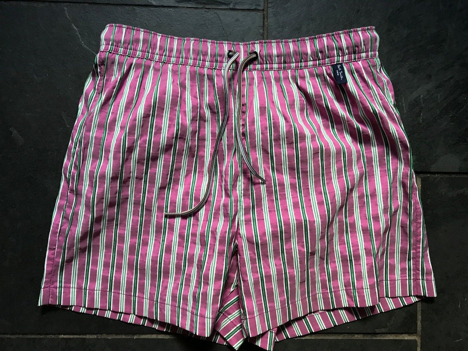 PAUL SMITH - SWIM SHORTS Stripe SIZE S  BRAND NEW