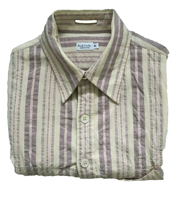 Paul Smith shirt MAINLINE Long Sleeve Purple Stripe Casual Shirt  Size M