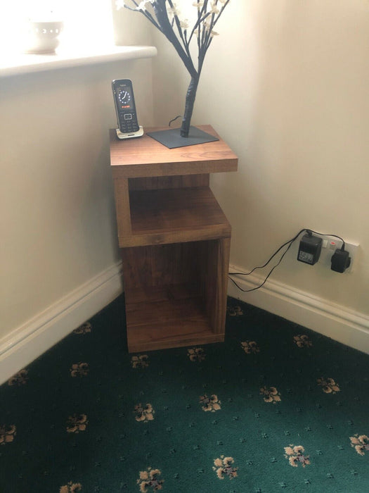 NEXT Havana Walnut Wood-Effect Lamp Table Superb condition