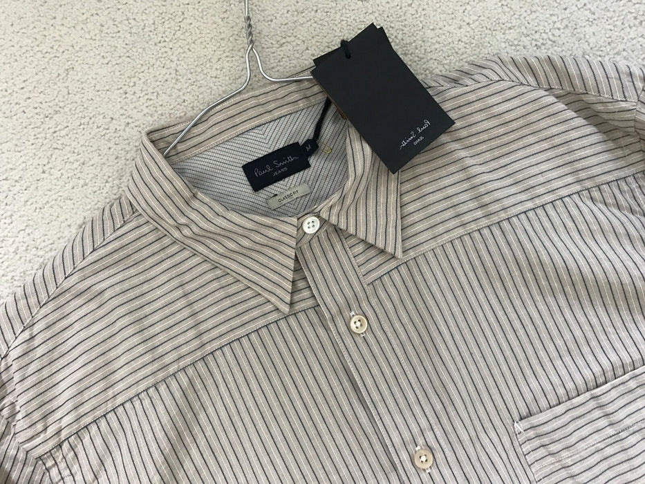 Paul Smith SHirt  Jeans Long Sleeve Stripe Casual Shirt