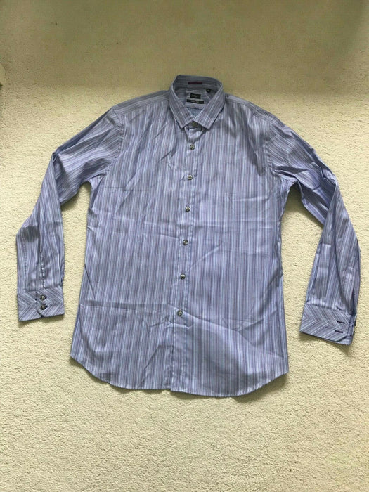 Paul Smith Shirt  LONDON LS Stripe Shirt Size 16.5 / 42  p2p 22" SLIM  fit