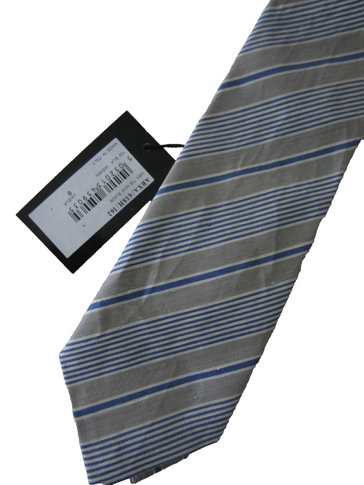 Paul Smith Tie Blue  White diagonal stripe