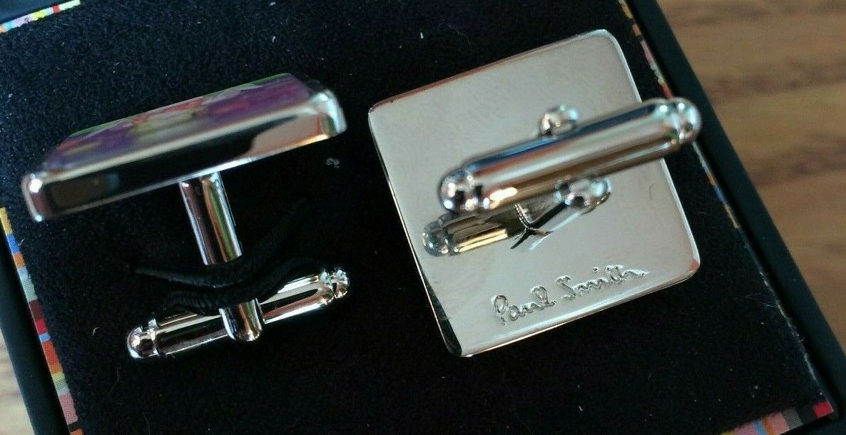 Paul Smith Cufflinks White Palladium VINTAGE NAKED LADY Juggler