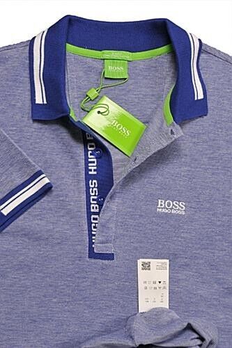 Hugo Boss Paule 4 Polo Shirt Light Blue Size Large rrp £89