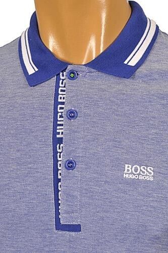 Hugo Boss Paule 4 Polo Shirt Light Blue Size Large rrp £89