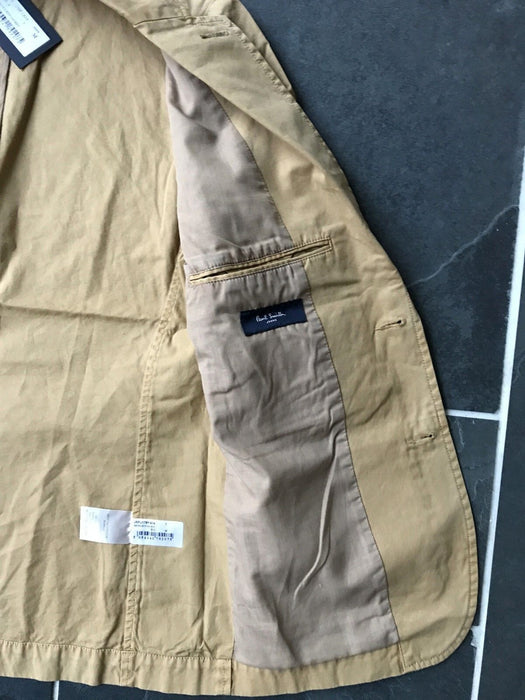 Paul Smith Jacket Jeans Tan 2 Button Single Breasted Jacket