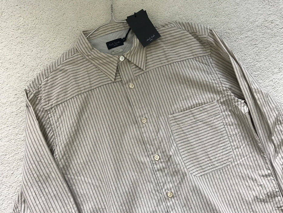 Paul Smith SHirt  Jeans Long Sleeve Stripe Casual Shirt