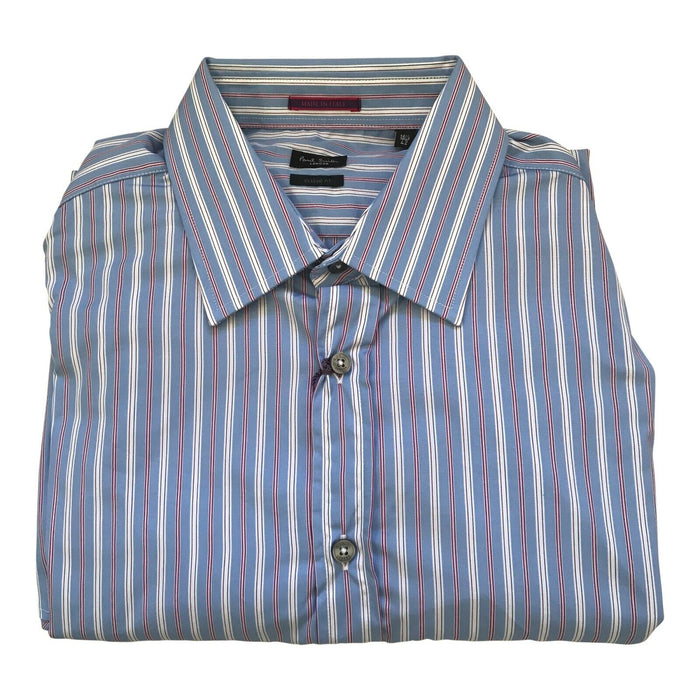 Paul Smith shirt LONDON LS Striped Shirt Size 16.5 / 42 Classic fit  p2p 22.5"