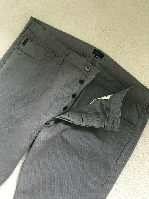 Paul Smith Trousers Men Grey Micro Check Jean Trousers  38R