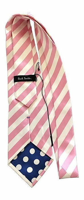 PAUL SMITH  Silk Tie Pink  Stripe TIE 9cm