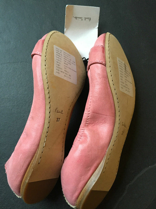 Paul Smith  Women  Shoes Pink Ballerina Style leather flat Shoes UK 4 EU 37