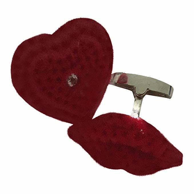 Paul Smith Cufflinks  RED Lips & Heart