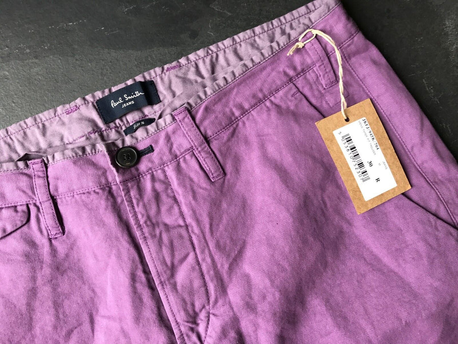 Purple Button Fly  Chino style Jean Trousers Paul Smith