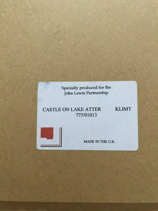 Specially produced for JOHN LEWIS  Castle on Lake Atter 775/1013 Framed ART