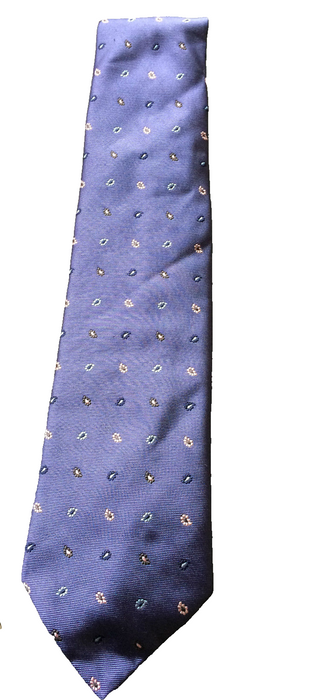 PAUL SMITH Silk Tie Blue TIE 8cm