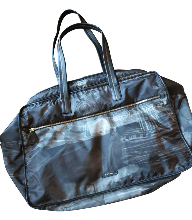 Paul Smith Leather Weekend Bag Xray design Large leather handles DELMAR