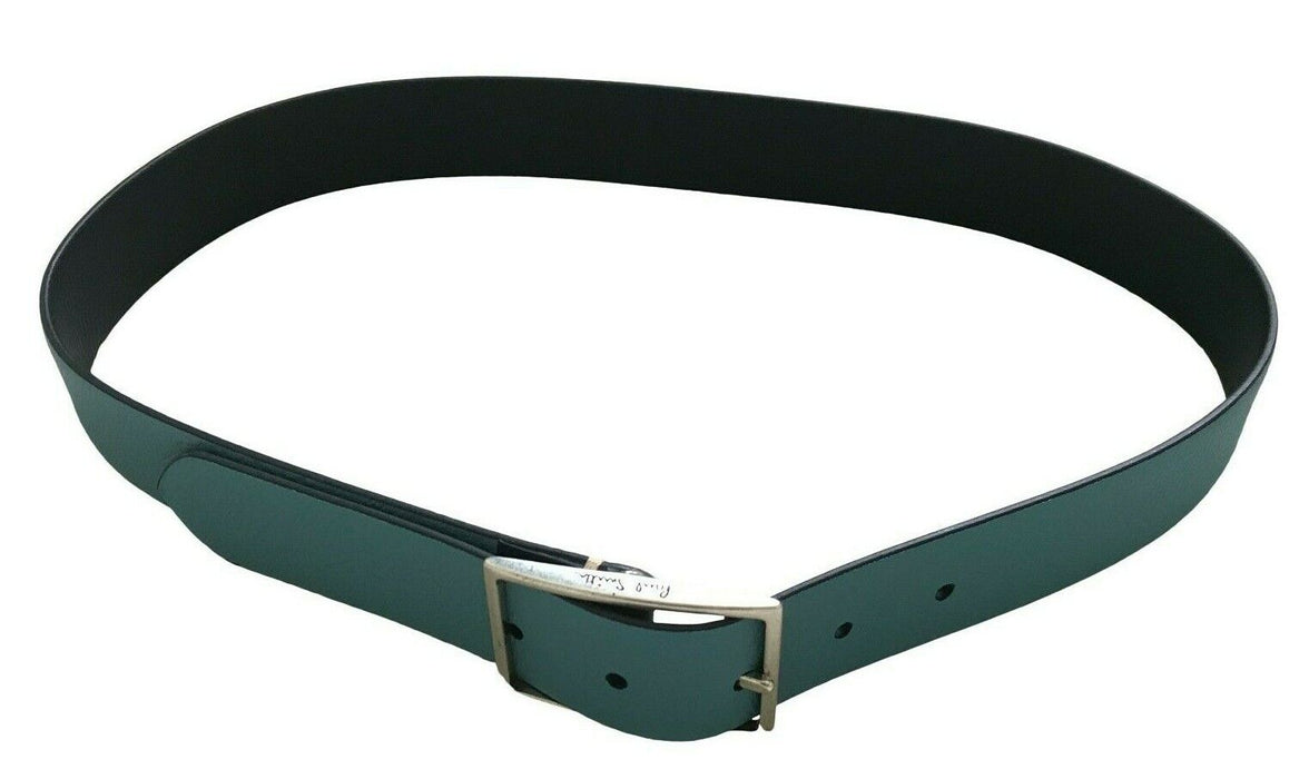 Paul Smith Grained Leather Reversible Light Blue Dark Blue Belt Size 30 waist