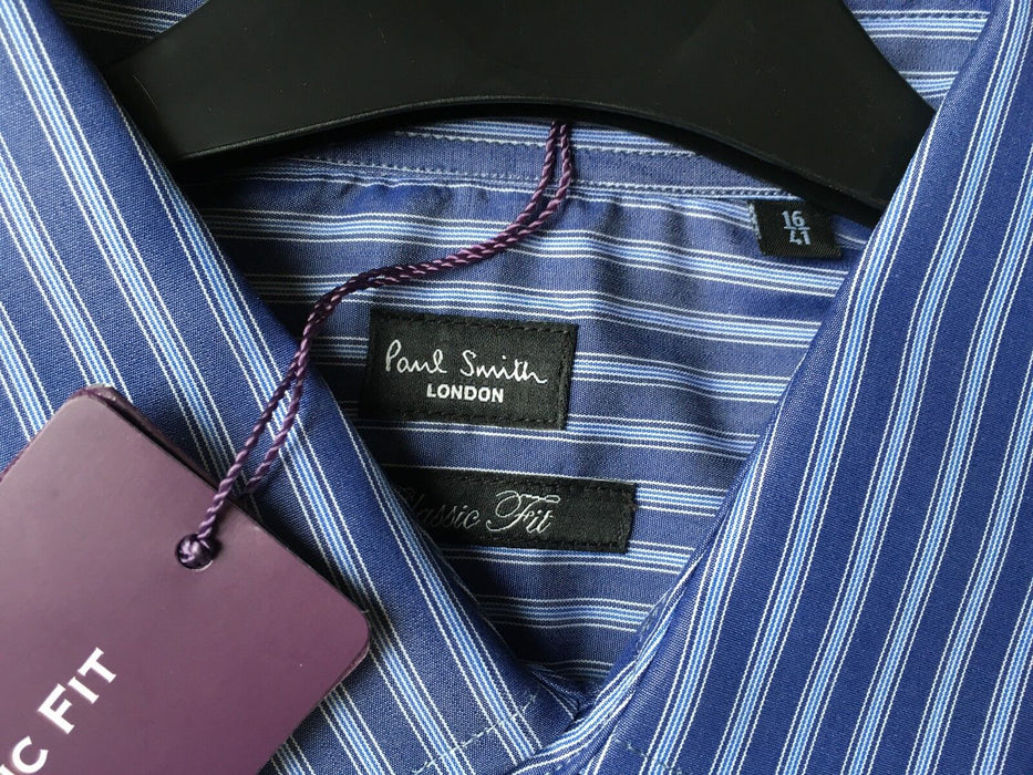 Paul Smith Shirt LONDON LS Classic Shirt Size 16 / 41 p2p 22 inch