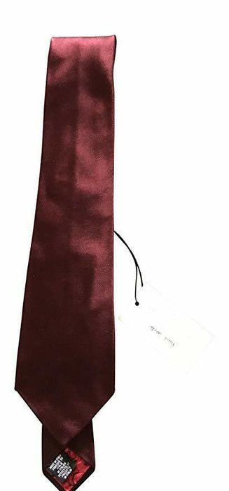 PAUL SMITH Silk TIE BURGUNDY Red Rose Lining 9cm width