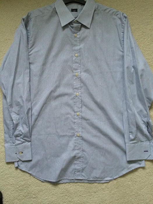 Paul Smith Shirt LONDON LS check Shirt Classic  fit  17 / 43  p2p 22.5"