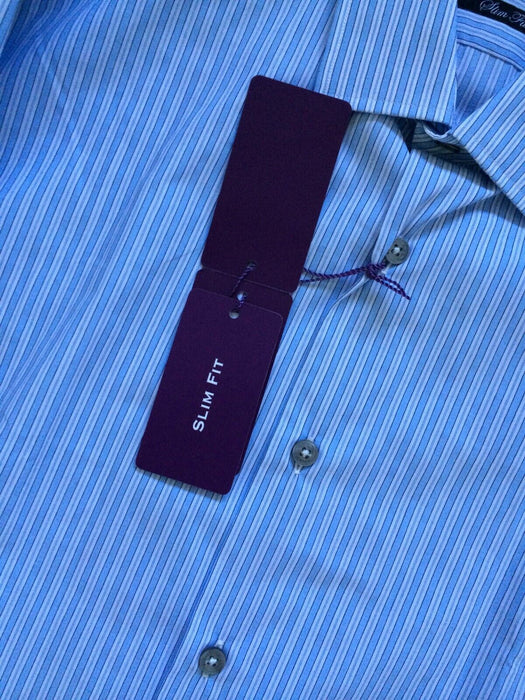 Paul Smith Shirt  LONDON LS Shirt Size 17 / 43 SLIM fit  p2p 22.5"