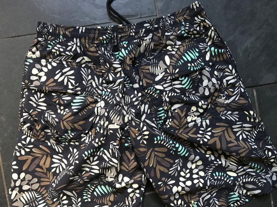 PAUL SMITH Shorts MAINLINE Swim Shorts Floral / Fern  Size M