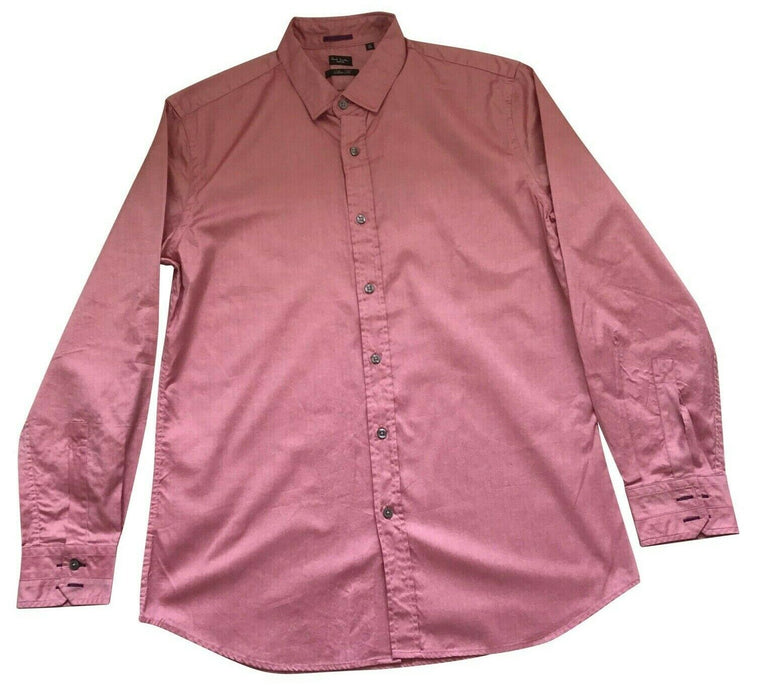 Paul Smith Shirt LONDON LS Shirt Size 17 / 43  SLIM fit  p2p 22.5"