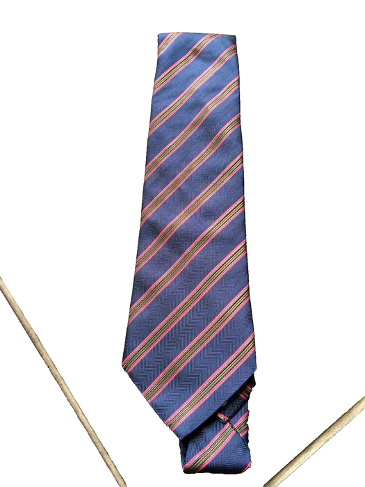 PAUL SMITH Silk TIE Stripe detail 8cm