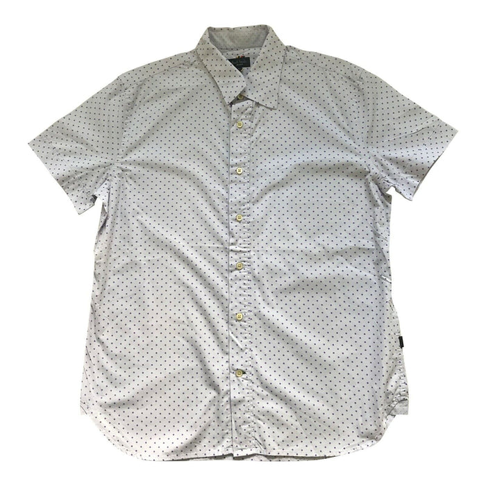 Paul Smith Shirt Purple Dot Short Sleeve Shirt   - L -  p2p 21"