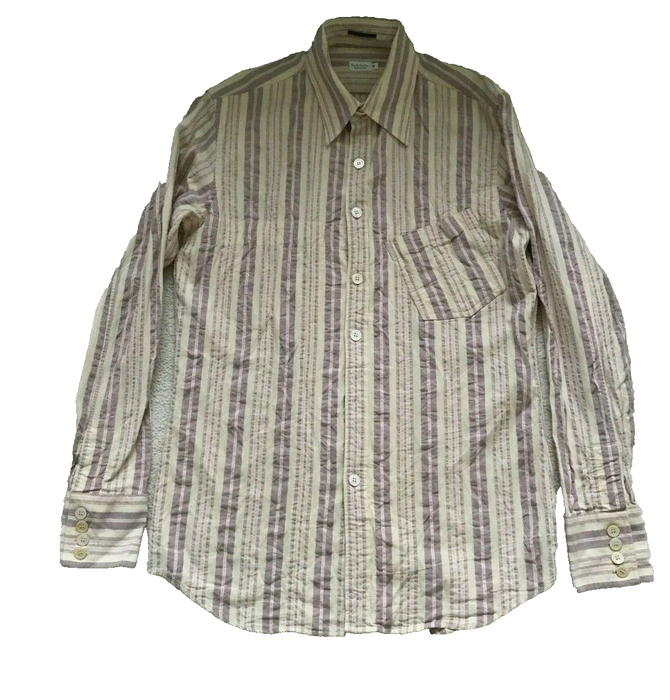 Paul Smith shirt MAINLINE Long Sleeve Purple Stripe Casual Shirt  Size M