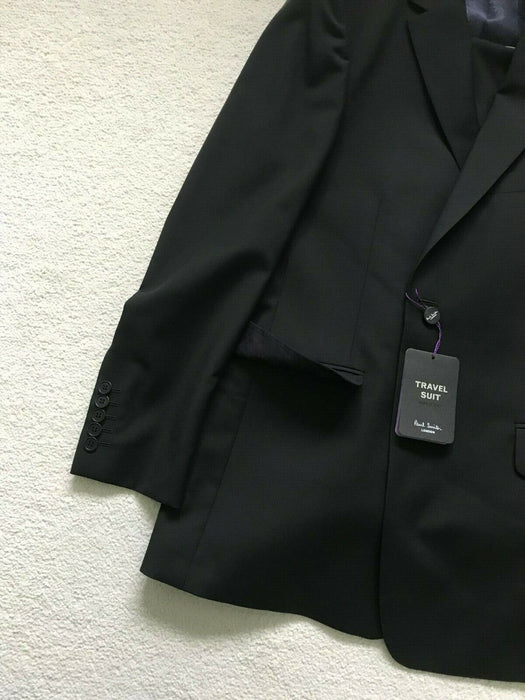 Paul Smith Suit "The Willoughby"  2 button BLACK Single Breasted  TRAVEL Suit