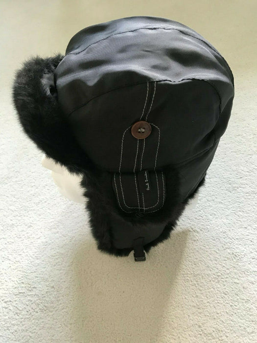 Paul Smith Hat  Black Hunter Trapper Hat