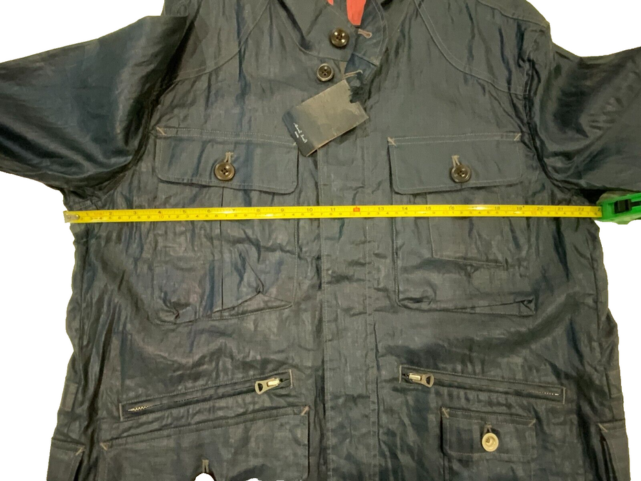 Paul Smith Jacket Blue Waxed  Size M P2P 22"