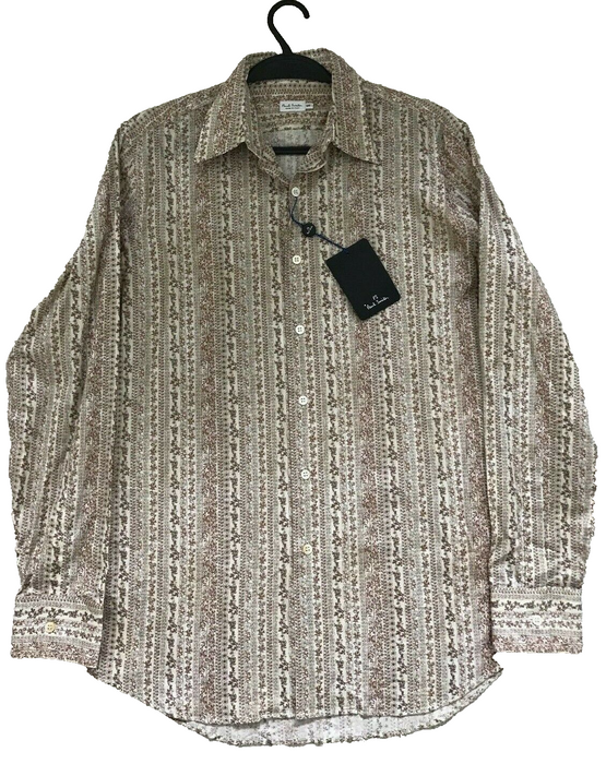 Paul Smith Shirt MAINLINE Long Sleeve Casual Shirt  Size  S   p2p 19.5"