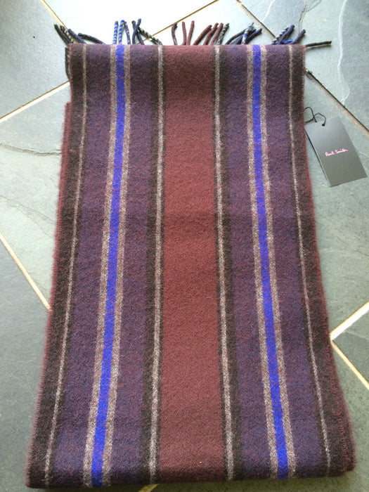 Paul Smith Scarf  100% Lambs Wool Thick Scarf