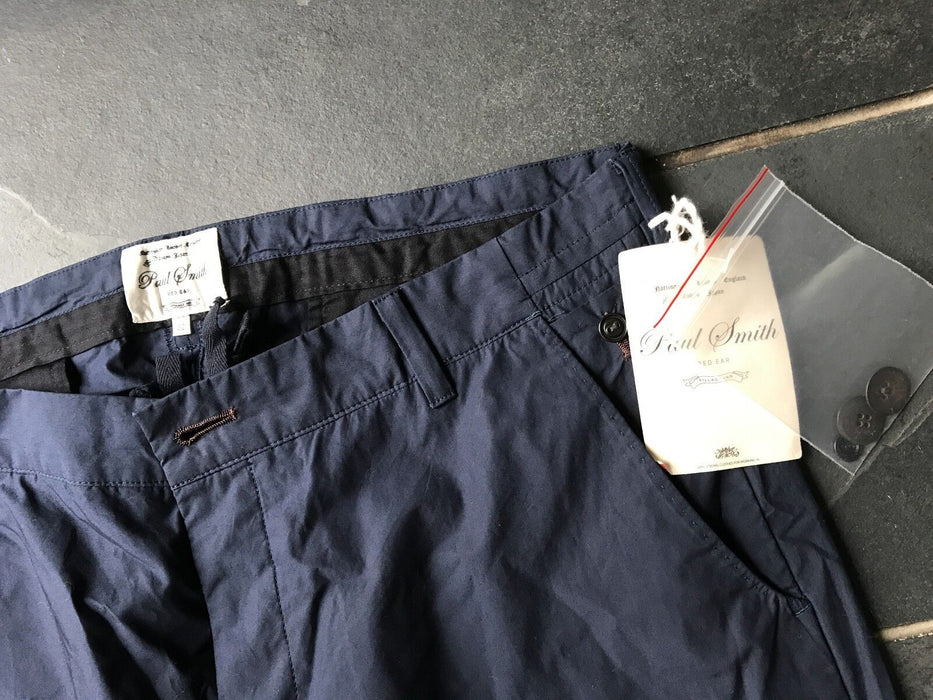 Paul Smith RED EAR Navy Water Repellent Slim Fit Trouser 32 R