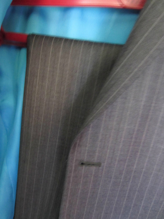 NEXT  Grey Striped Single Breasted  Suit,  42/52 - 34 Waist - 31.5 inside leg