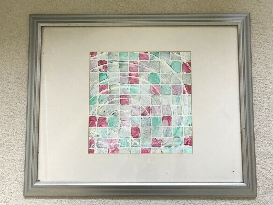 Abstract Art Pastel Professionally framed Abstract Art