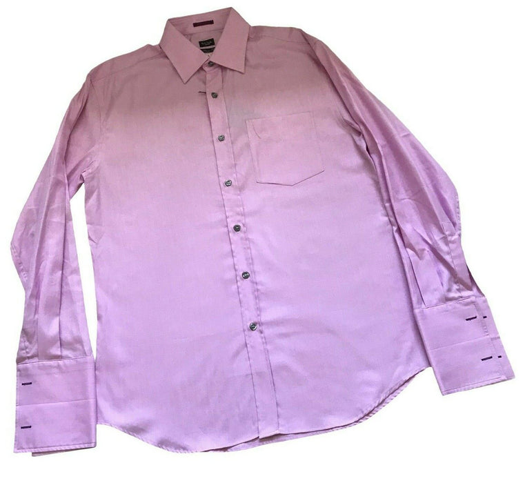 Paul Smith LONDON  Double Cuff Pink Classic Fit LS Shirt 15.5 / 39