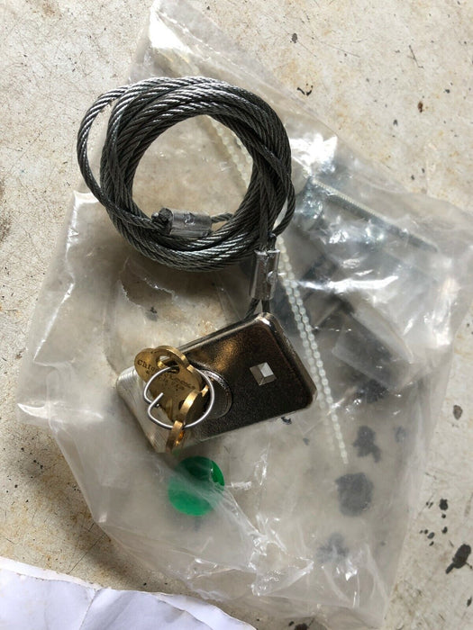 Garage door spares  door lock latch cable + lock and key