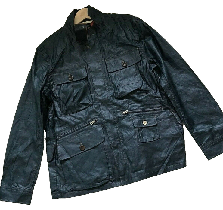 Paul Smith Jacket Blue Waxed  Size M P2P 22"