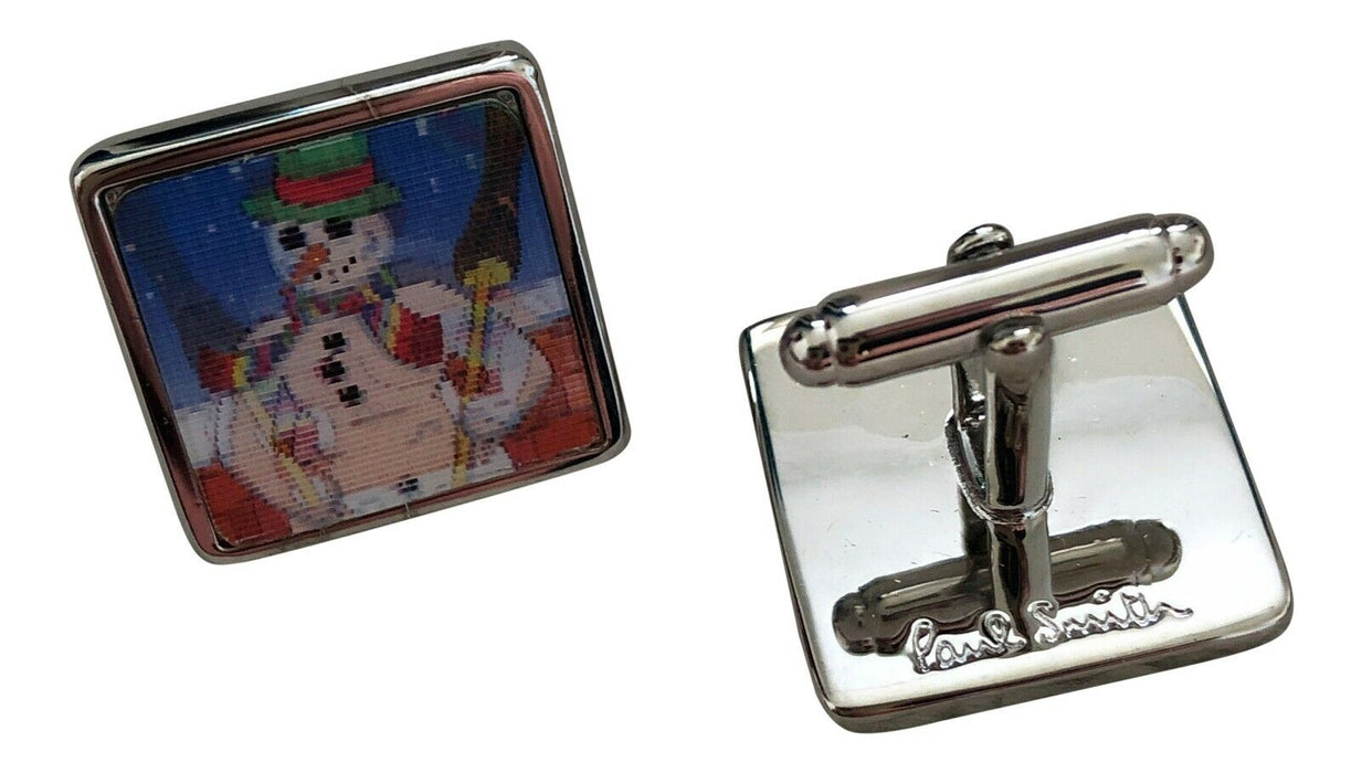 Paul Smith Cufflinks VINTAGE 1980's "NAKED LADY"  RETRO "Snow Woman" Lenticular