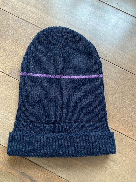 Paul Smith Beanie Hat Blue with purple stripe