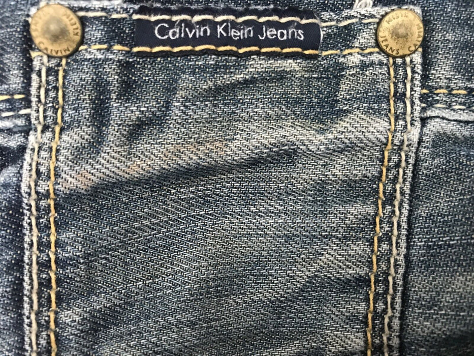 Calvin Klein Mens Bootcut Button Fly Jeans Model 1978 N.Y  size 34W